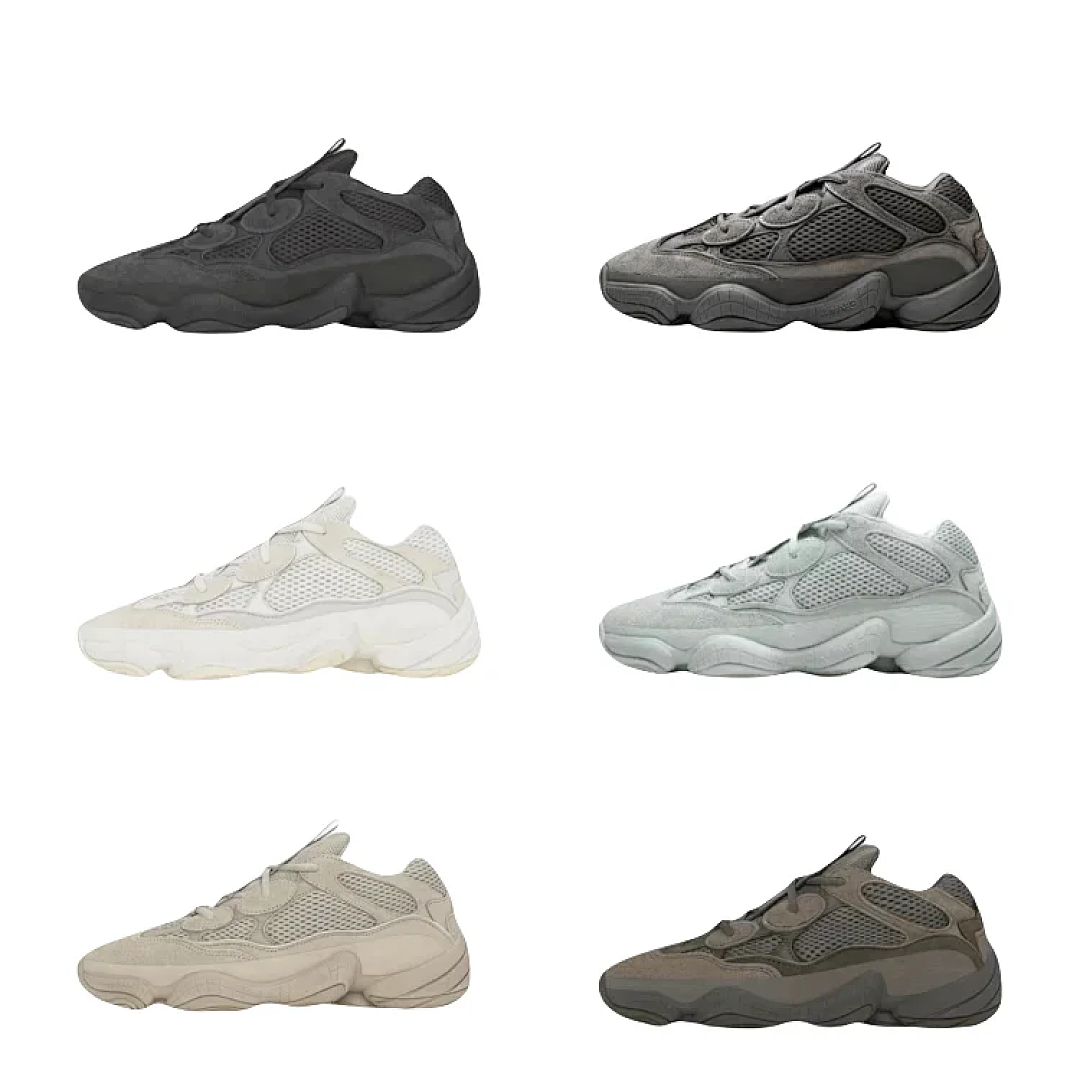 Yeezy 500-LW Batch
(27 colorways)