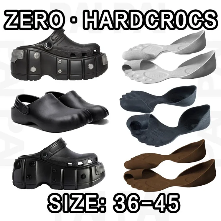 Hard Crocs Slides